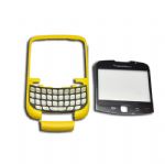 Bezel Blackberry 9300 Amarilla con mica